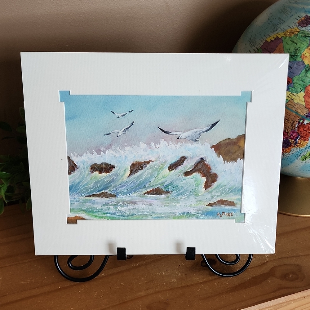 Original Signed  Watercolor Painting
